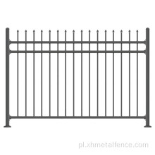 Kutej żelaza włóczni Top Metal Garden Fence stal